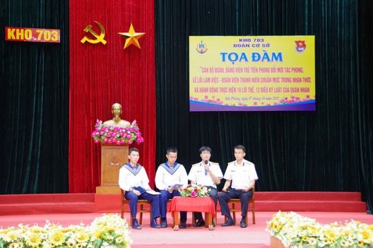 Vùng 1 Hải quân tổ chức tọa đàm thanh niên