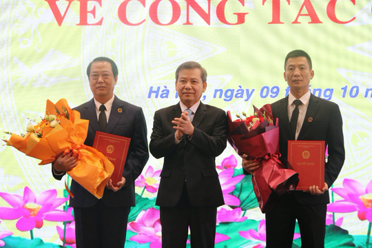 Tòa án nhân dân tối cao công bố quyết định điều động, bổ nhiệm cán bộ