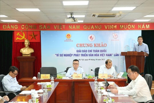 122 tác phẩm vào vòng Chung khảo Giải Báo chí “Vì sự nghiệp phát triển Văn hóa Việt Nam”