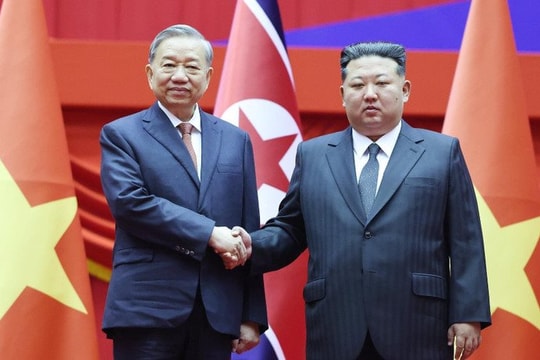 Lễ đón Tổng Bí thư Tô Lâm thăm cấp Nhà nước Cộng hòa Dân chủ Nhân dân Triều Tiên