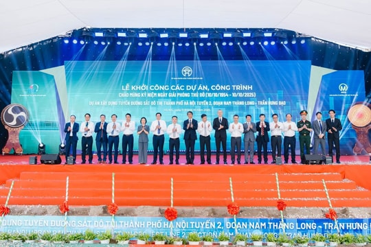 Khởi công tuyến Metro Nam Thăng Long - Trần Hưng Đạo