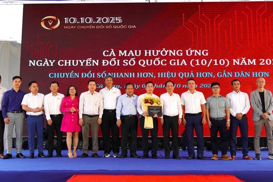 Cà Mau hưởng ứng Ngày Chuyển đối số quốc gia năm 2025