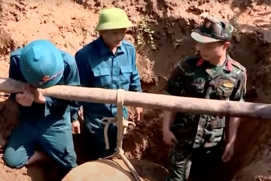 Lào Cai: Di chuyển, hủy nổ thành công quả bom nặng khoảng 300kg