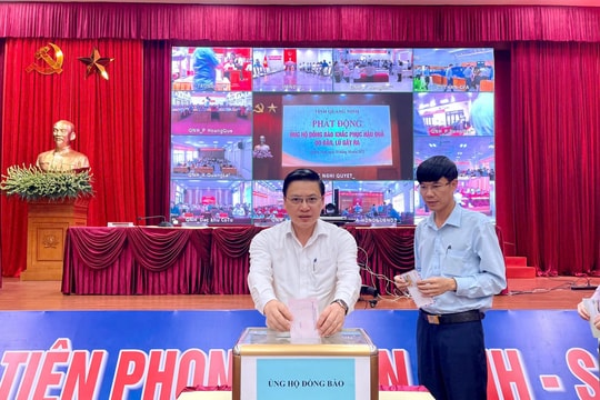 Quảng Ninh phát động ủng hộ đồng bào bị ảnh hưởng bởi bão số 10 và 11