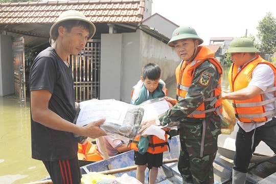Bắc Ninh huy động hơn 27.000 cán bộ, chiến sĩ, dân quân tự vệ ứng phó mưa lũ
