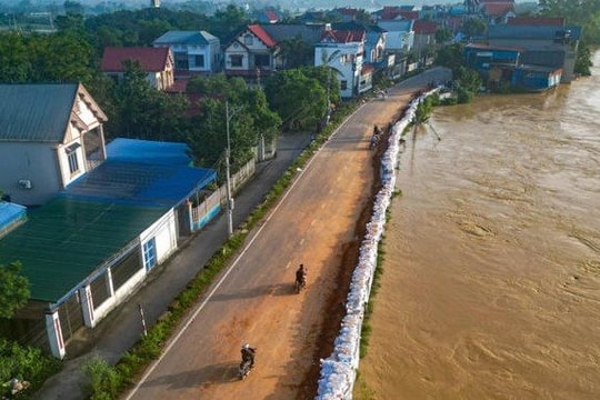 Bảo đảm an toàn hệ thống đê điều trên sông Cầu và sông Thương