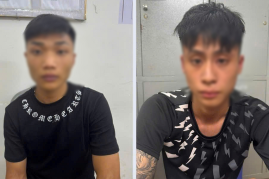 Bắt 2 đối tượng cướp giật tài sản của người đi đường