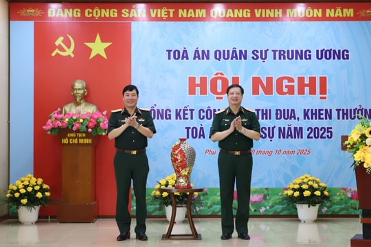 Tòa án quân sự Trung ương tổng kết công tác thi đua, khen thưởng TAQS năm 2025