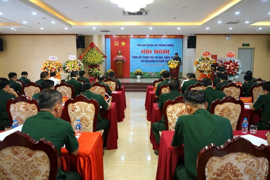 Tòa án quân sự Trung ương tổng kết công tác thi đua, khen thưởng TAQS năm 2025