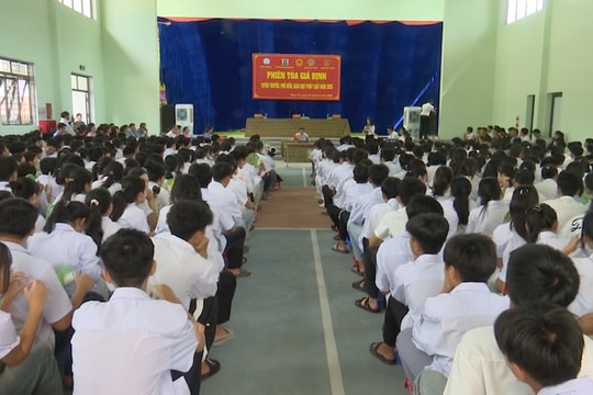 Sức lan tỏa từ phiên tòa giả định tuyên truyền kiến thức pháp luật