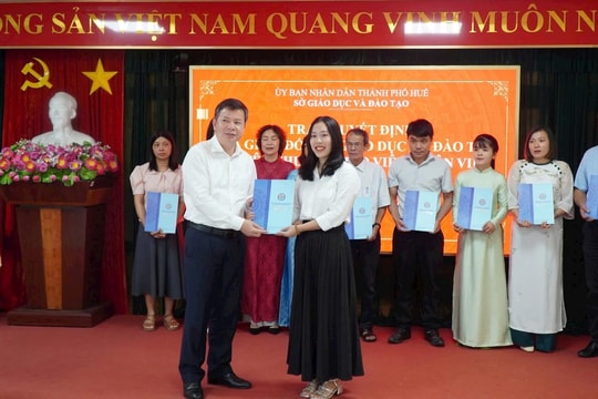 Bước đi mới trong quản lý nhân sự ngành Giáo dục Huế