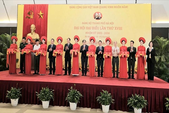 Hà Nội khai trương Trung tâm báo chí phục vụ Đại hội đại biểu lần thứ XVIII