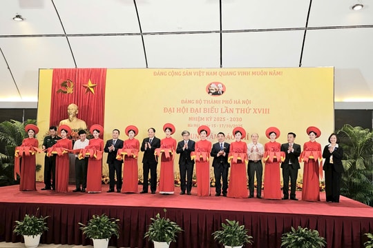 Hà Nội khai trương Trung tâm báo chí phục vụ Đại hội đại biểu lần thứ XVIII