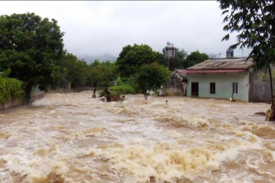 Cảnh báo lũ, lũ quét và mưa dông diện rộng ở nhiều khu vực