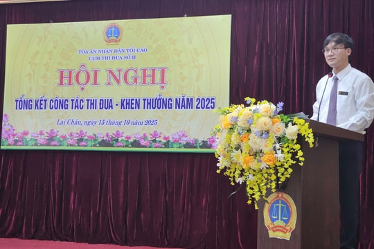 Cụm thi đua số II Tòa án nhân dân: Đoàn kết, sáng tạo, hoàn thành xuất sắc nhiệm vụ thi đua năm 2025