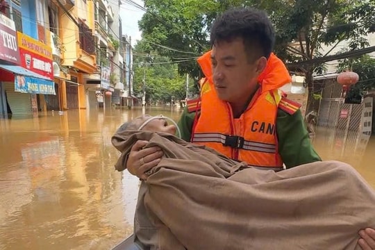 Nhịp cầu yêu thương hướng về đồng bào vùng lũ Cao Bằng