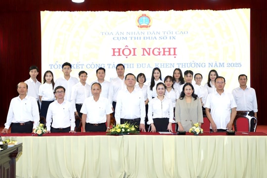 Cụm thi đua số IX Tòa án nhân dân: Phong trào thi đua tạo động lực mạnh mẽ, hoàn thành tốt các nhiệm vụ được giao