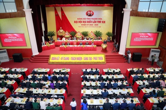 Khai mạc Đại hội đại biểu Đảng bộ tỉnh Thanh Hóa