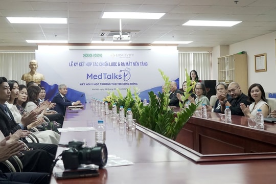 Báo Sức khỏe & Đời sống và Longevity Medical Center ký kết, ra mắt nền tảng Medtalks