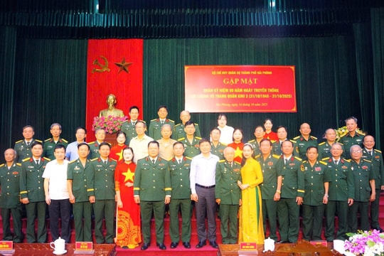 Bộ CHQS TP Hải Phòng tri ân các thế hệ lãnh đạo, chỉ huy