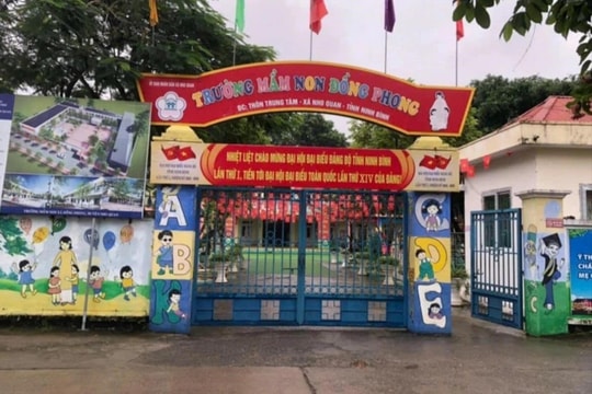 Cách chức Hiệu trưởng Trường Mầm non Đồng Phong