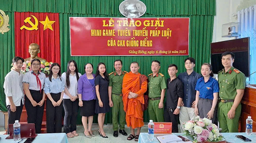 Trao giải cuộc thi tìm hiểu pháp luật trực tuyến trên nền tảng xã hội