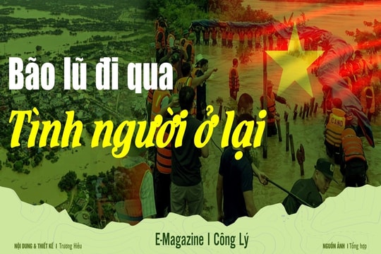 Bão lũ đi qua, tình người ở lại