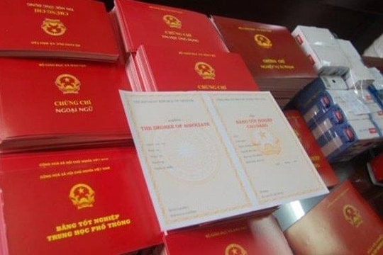 Điểm mới trong quản lý văn bằng, chứng chỉ