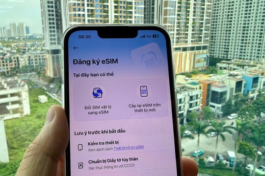 Dễ dàng kích hoạt sử dụng eSIM VinaPhone mọi lúc mọi nơi