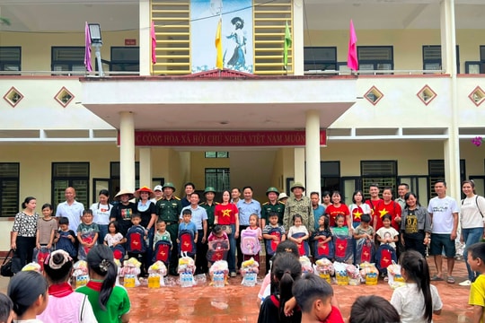 Toà án Quân sự Quân khu 1: Hành trình thiện nguyện đầy nghĩa tình