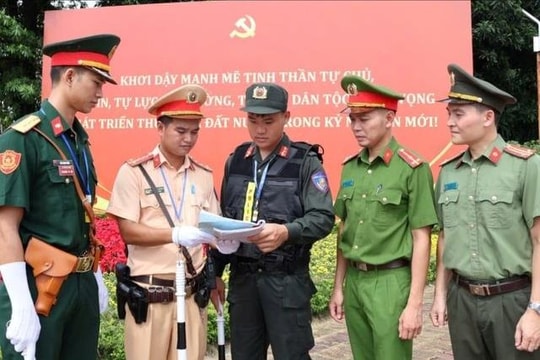 Công an TP. Hà Nội triển khai phương án bảo đảm an ninh Đại hội Đảng bộ thành phố