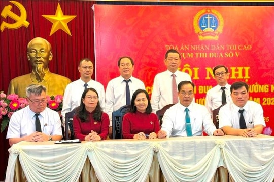 Cụm thi đua số V – TAND: Đoàn kết, nỗ lực vượt khó, đổi mới, hiệu quả