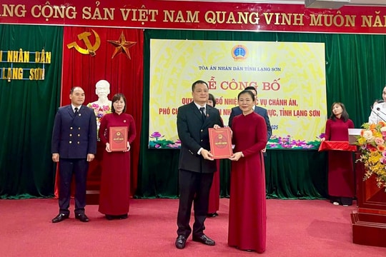 TAND khu vực 4 – Lạng Sơn ổn định sau sáp nhập, hoàn thành xuất sắc nhiệm vụ công tác