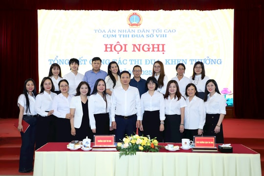 Cụm thi đua số VIII TAND: Phong trào thi đua thực chất, hiệu quả, bám sát nhiệm vụ