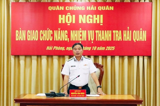 Bàn giao chức năng, nhiệm vụ Thanh tra Hải quân