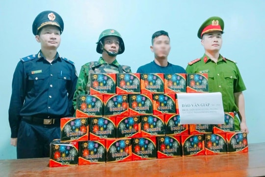 Bắt giữ đối tượng vận chuyển hàng cấm qua khu vực biên giới