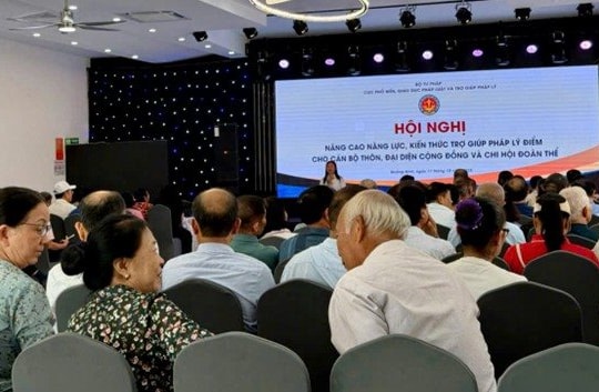 Nâng cao nhận thức trợ giúp pháp lý điểm cho đội ngũ cán bộ cơ sở tại Quảng Ninh