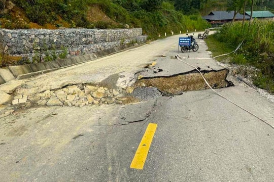 Hơn 3.000 điểm sạt lở sau bão, giao thông Cao Bằng bị ảnh hưởng nghiêm trọng