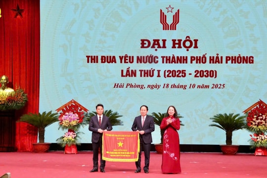 Phó Chủ tịch nước Võ Thị Ánh Xuân dự Đại hội Thi đua yêu nước TP. Hải Phòng