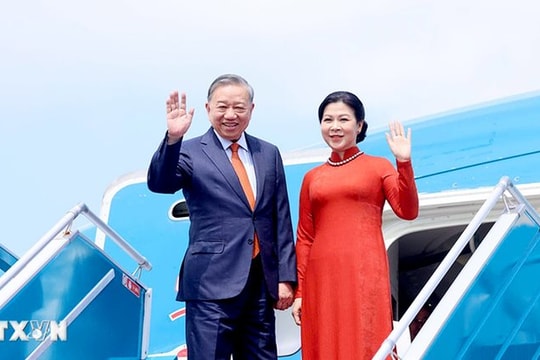 Tổng Bí thư Tô Lâm và Phu nhân lên đường thăm chính thức Cộng hòa Phần Lan