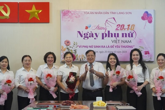 TAND tỉnh Lạng Sơn tổ chức kỷ niệm 95 năm Ngày Phụ nữ Việt Nam
