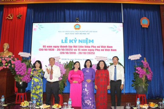 TAND TP.HCM họp mặt kỷ niệm Ngày Phụ nữ Việt Nam 20/10