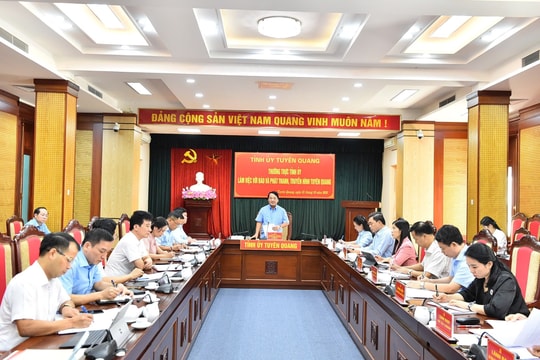 Bí thư Tỉnh ủy Tuyên Quang: Báo chí phải đổi mới tư duy, đổi mới cách làm