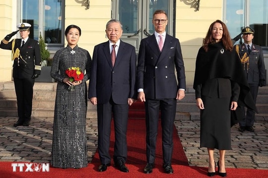 Lễ đón Tổng Bí thư Tô Lâm và Phu nhân thăm chính thức Cộng hòa Phần Lan