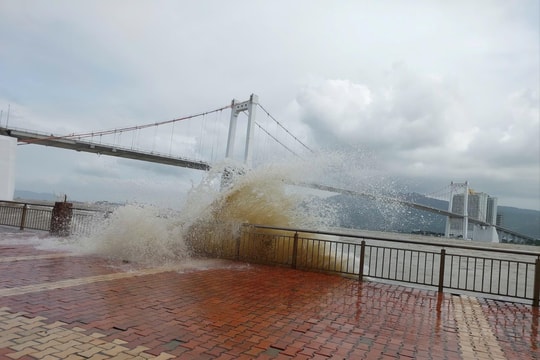 Nhiều địa phương ở Đà Nẵng cho học sinh nghỉ học để ứng phó bão số 12