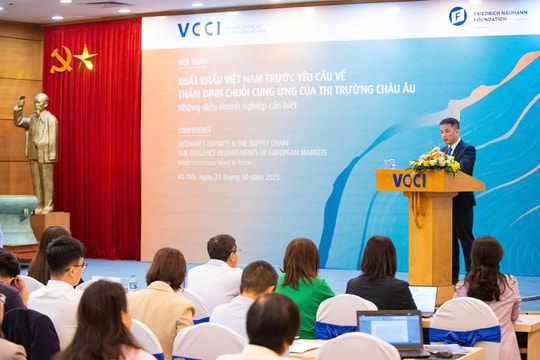 Hội thảo 'Xuất khẩu Việt Nam trước yêu cầu về thẩm định chuỗi cung ứng của thị trường châu Âu'