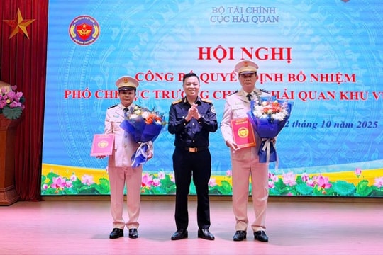 Bổ nhiệm 2 Phó Chi cục trưởng Chi cục Hải quan khu vực VIII