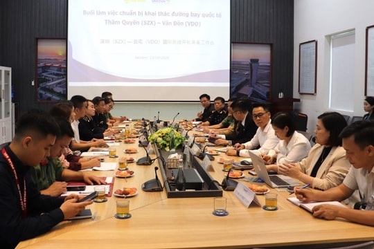 Sẵn sàng đón chuyến bay charter đầu tiên từ Thâm Quyến đến Vân Đồn