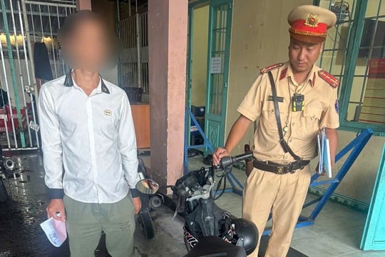 Bị phạt 9 triệu đồng vì lạng lách, đánh võng trên quốc lộ