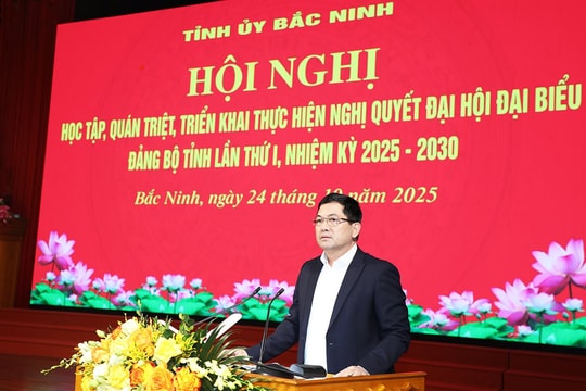 Bắc Ninh tổ chức học tập, quán triệt Nghị quyết Đại hội đại biểu Đảng bộ tỉnh